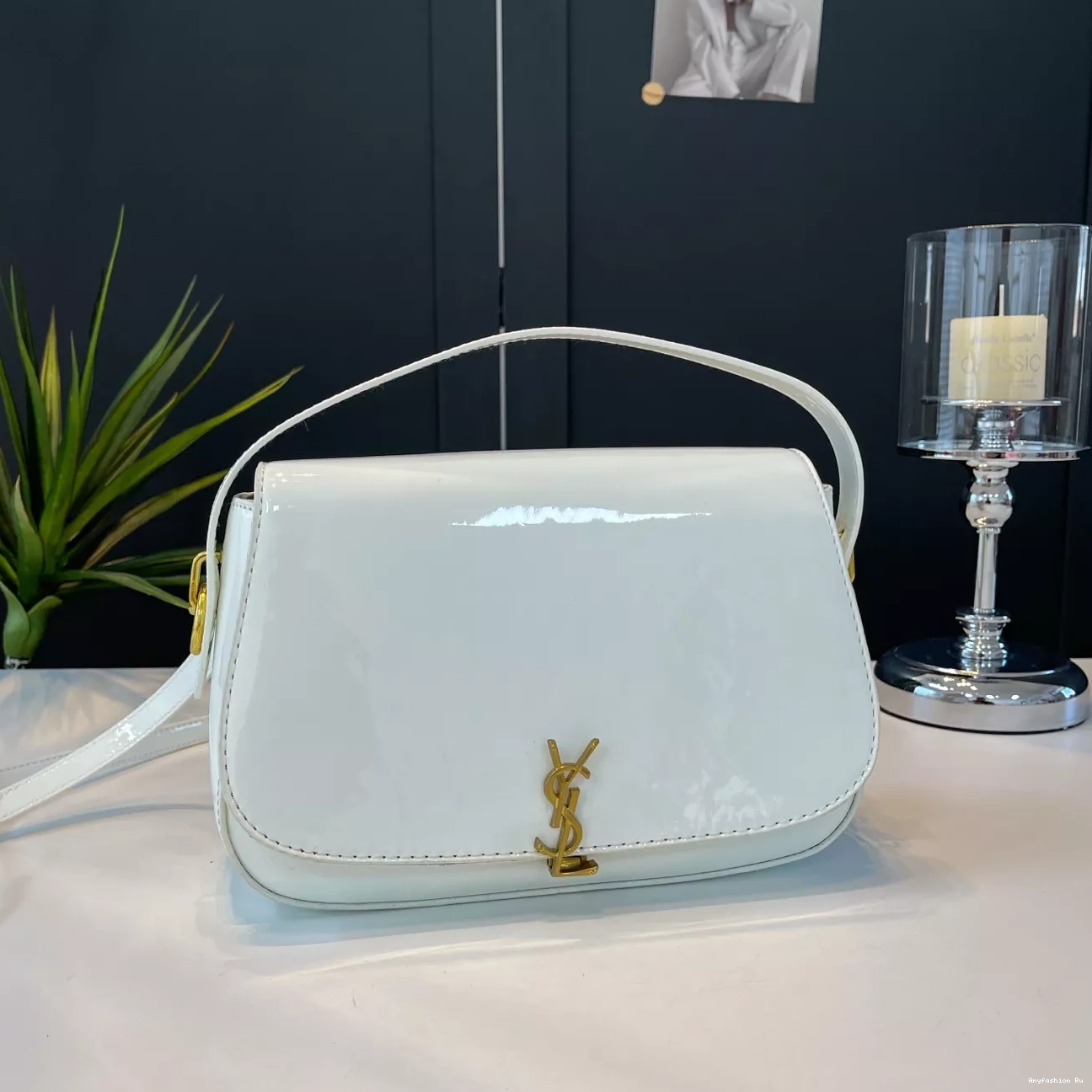 Bags YSL Bright Women 1999 Saint Laurent Messenger For Yves Fashion 1017